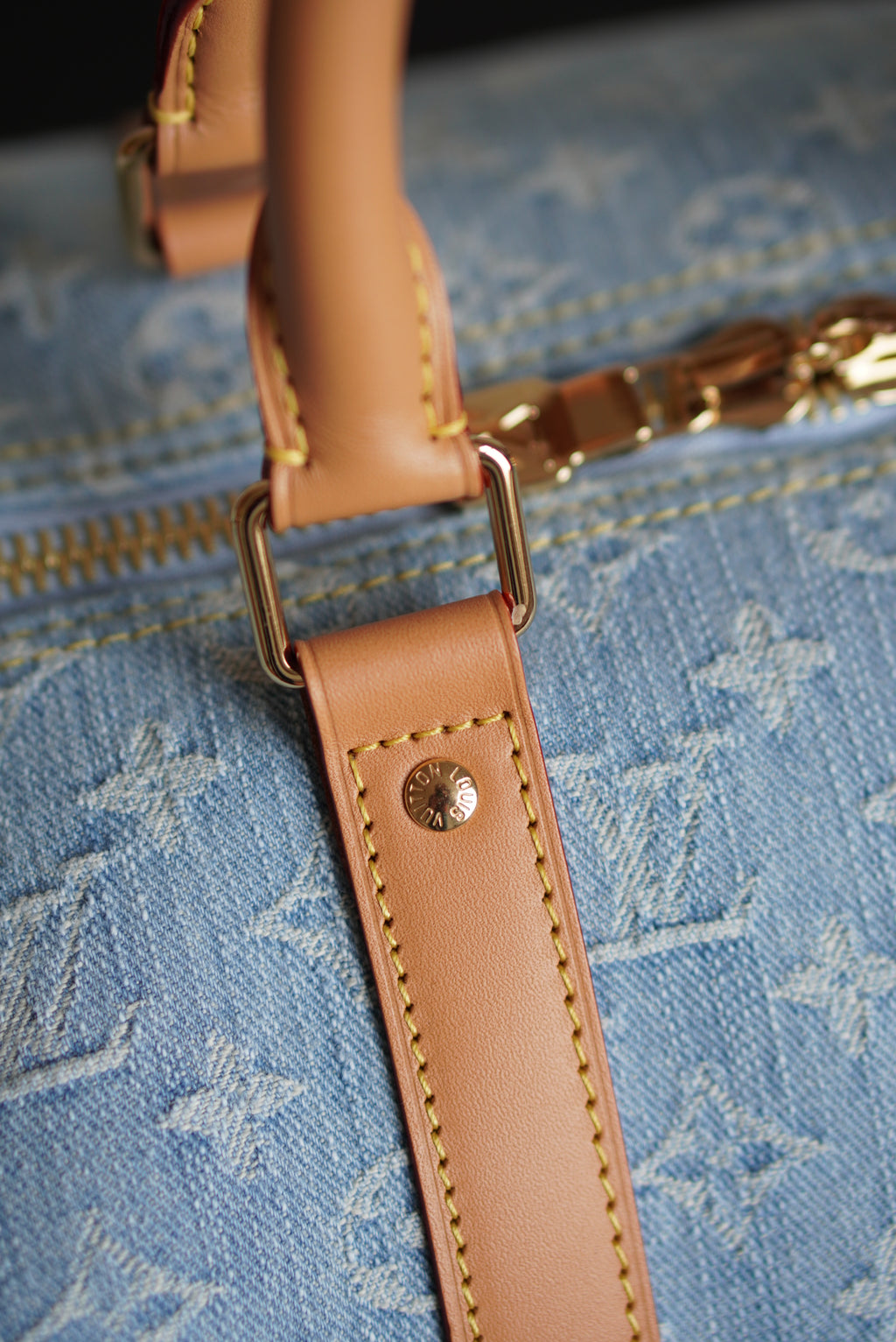 LOUIS VUITTON KEEPALL BANDOULIÈRE 45 | SKY BLUE DENIM