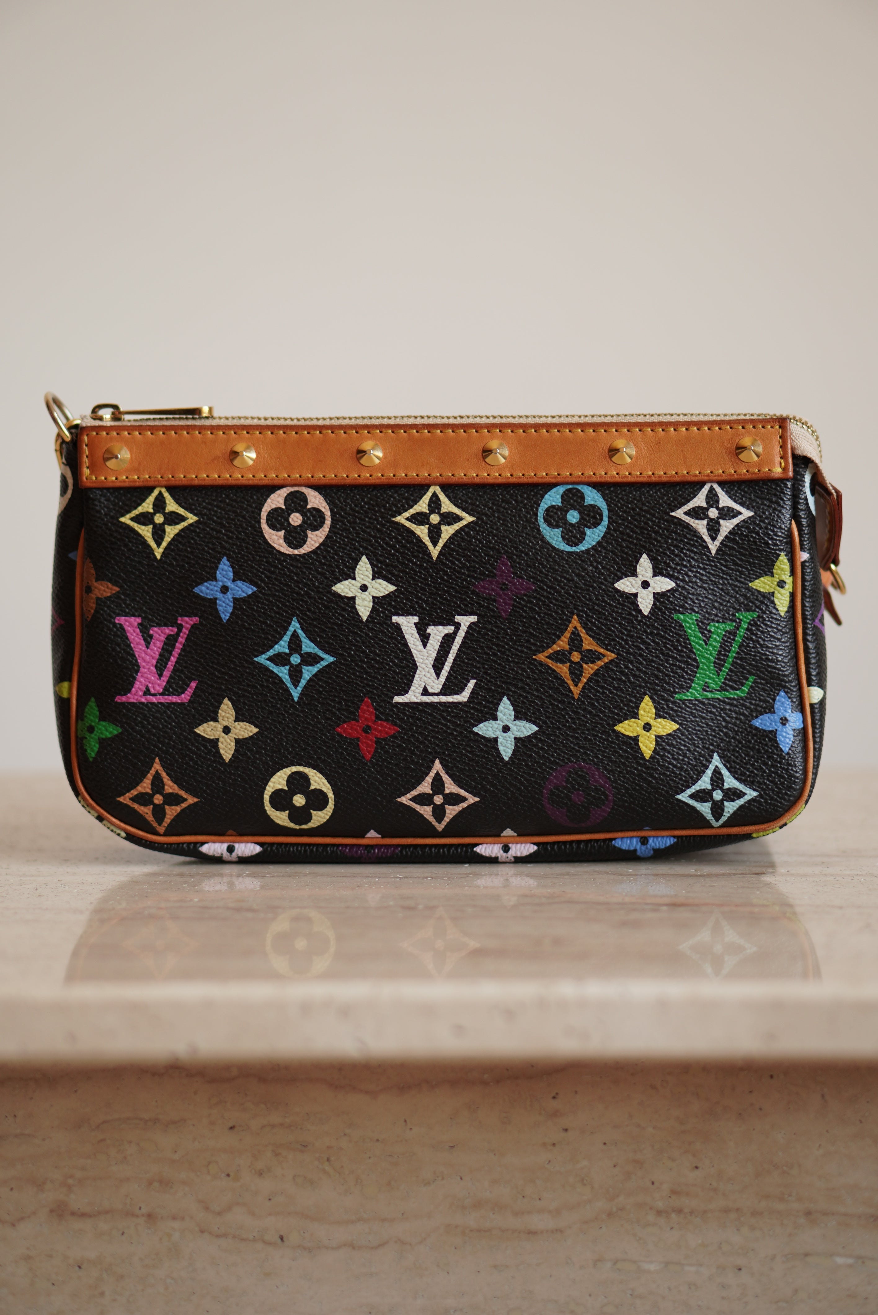 LOUIS VUITTON x TAKASHI MURAKAMI POCHETTE ACCESSOIRES