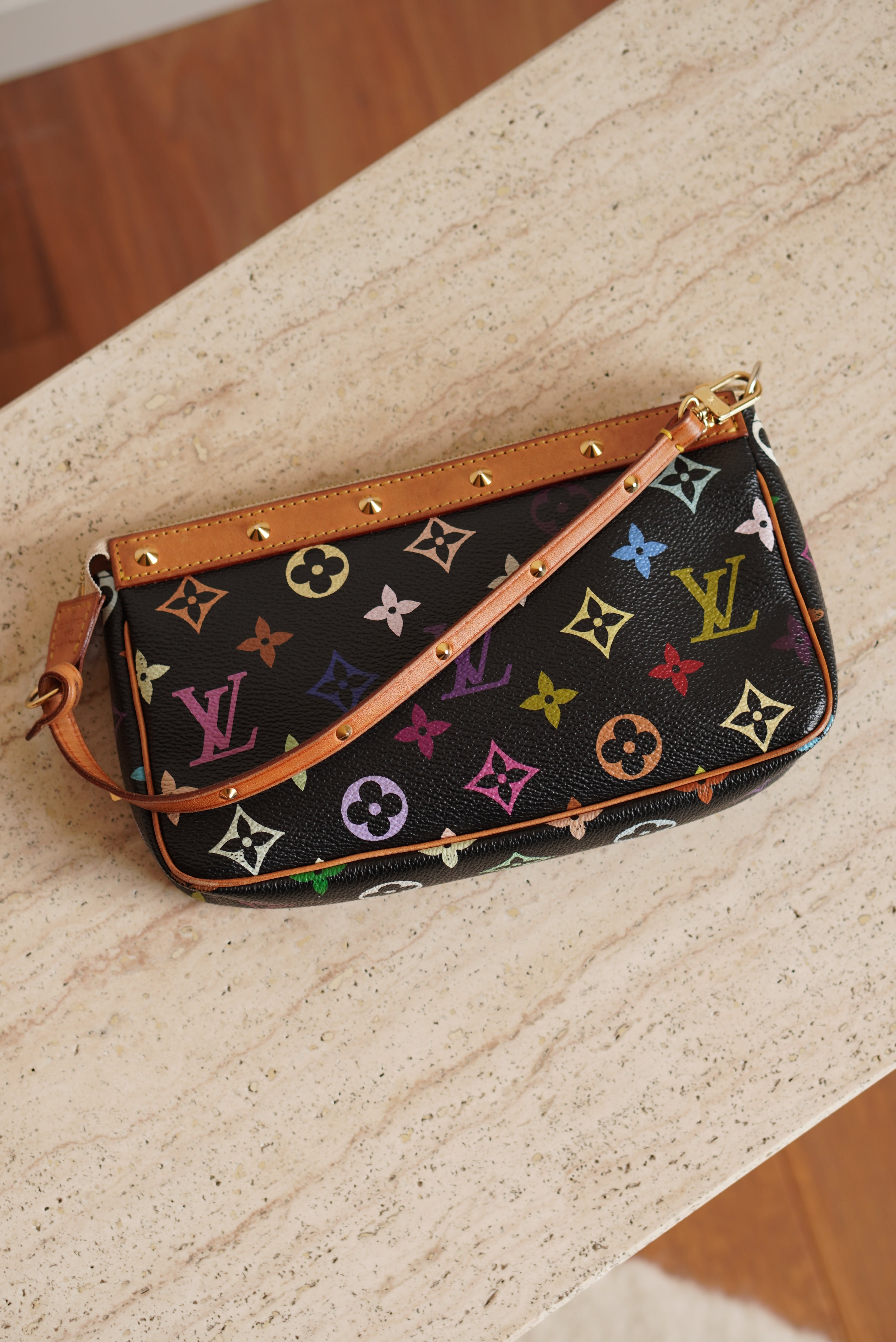 LOUIS VUITTON x TAKASHI MURAKAMI POCHETTE ACCESSOIRES