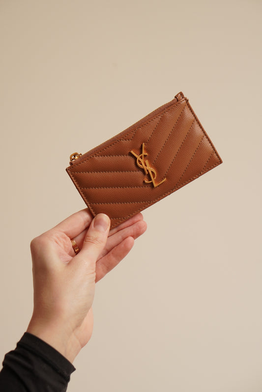 SAINT LAURENT CASSANDRE CARD CASE