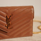 SAINT LAURENT CASSANDRE ENVELOPE CHAIN WALLET