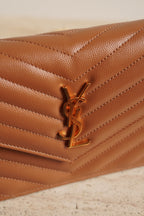 SAINT LAURENT CASSANDRE ENVELOPE CHAIN WALLET