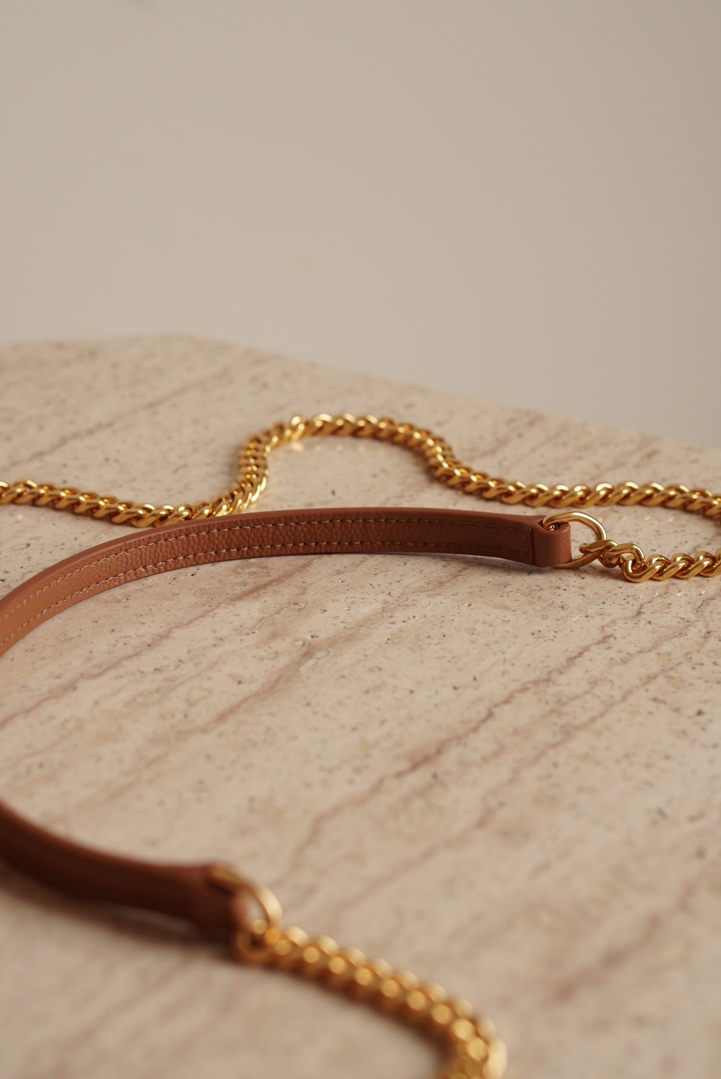 SAINT LAURENT CASSANDRE ENVELOPE CHAIN WALLET