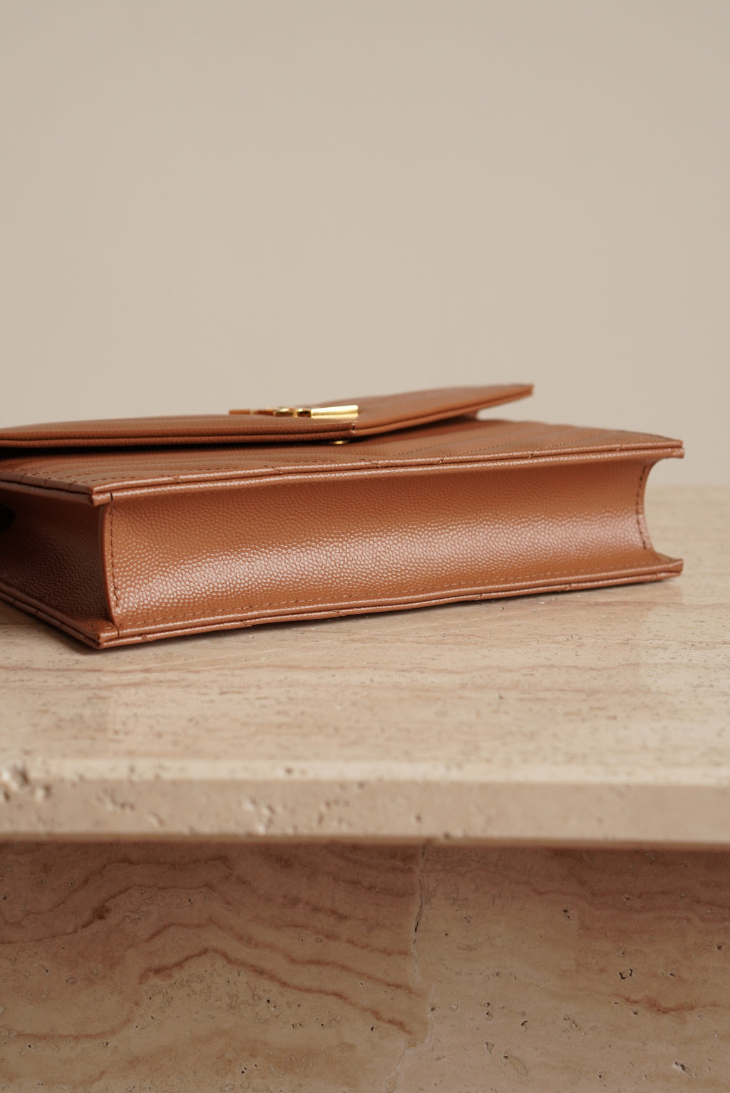 SAINT LAURENT CASSANDRE ENVELOPE CHAIN WALLET