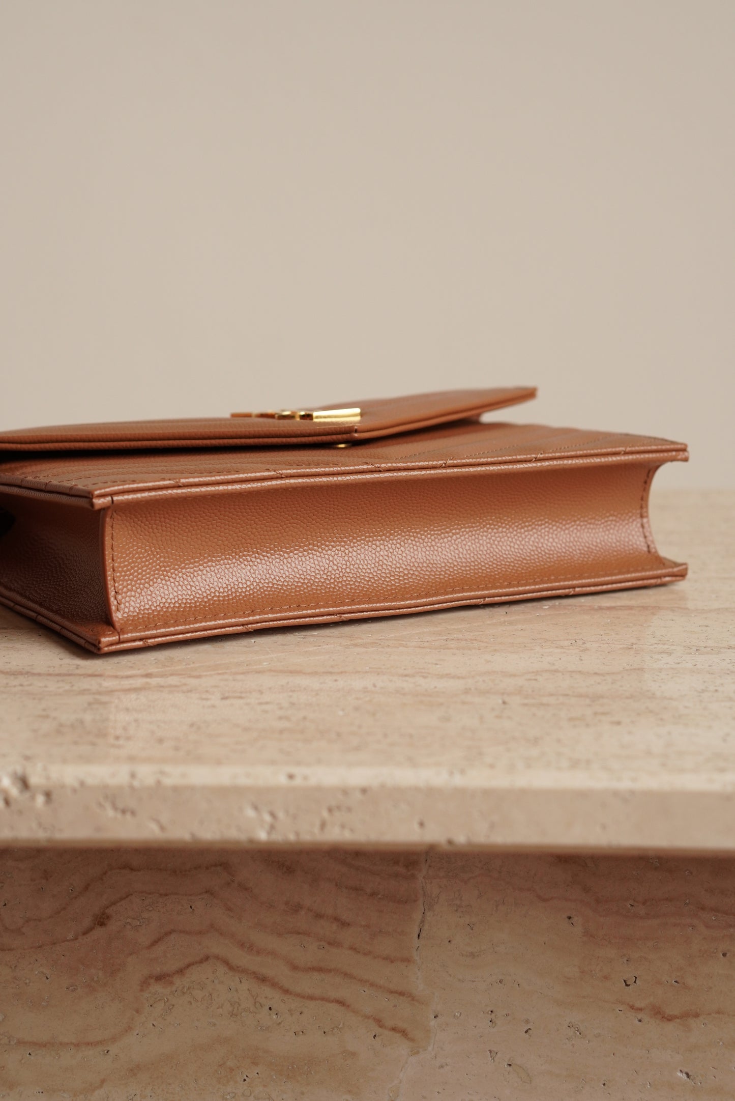SAINT LAURENT CASSANDRE ENVELOPE CHAIN WALLET