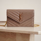 SAINT LAURENT CASSANDRE ENVELOPE CHAIN WALLET