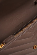 SAINT LAURENT CASSANDRE ENVELOPE CHAIN WALLET