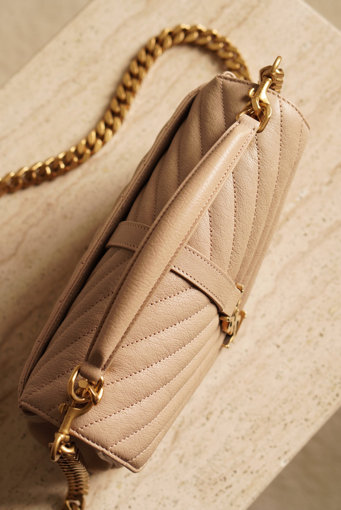 SAINT LAURENT COLLEGE MEDIUM | BEIGE