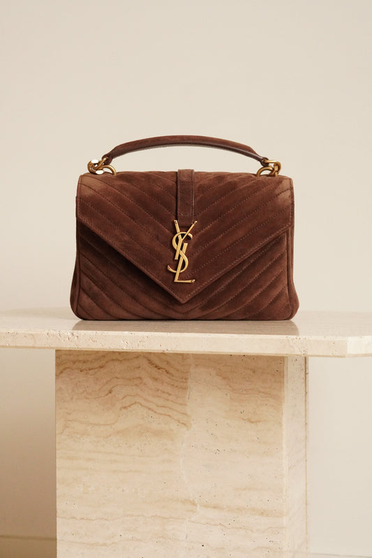 SAINT LAURENT COLLEGE MEDIUM | BROWN