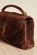 SAINT LAURENT COLLEGE MEDIUM | BROWN
