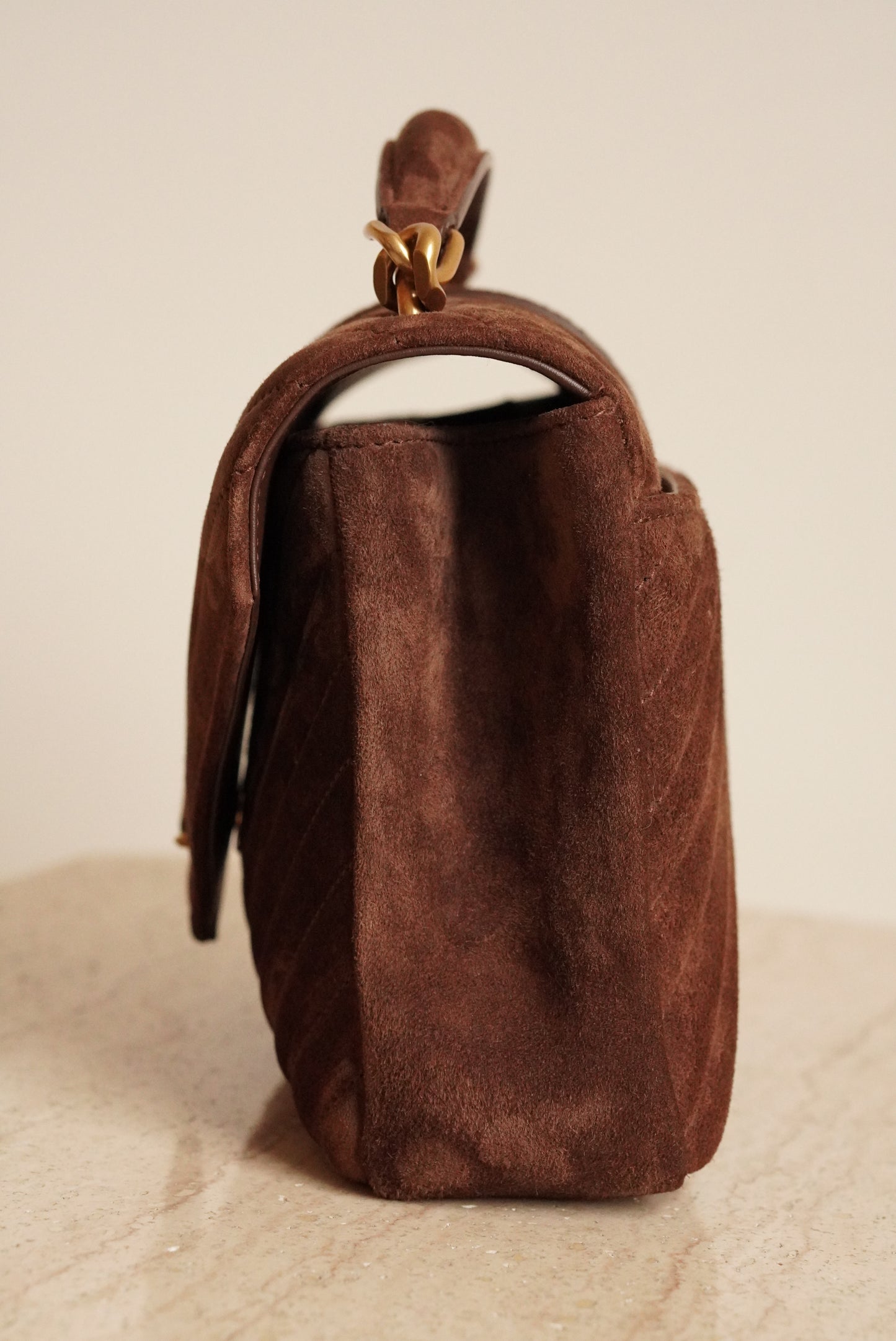 SAINT LAURENT COLLEGE MEDIUM | BROWN