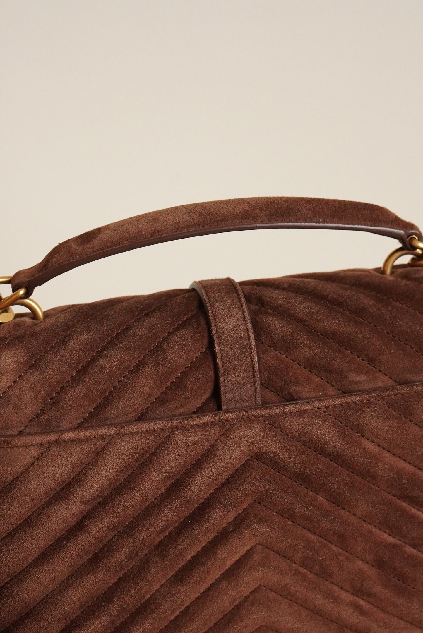 SAINT LAURENT COLLEGE MEDIUM | BROWN