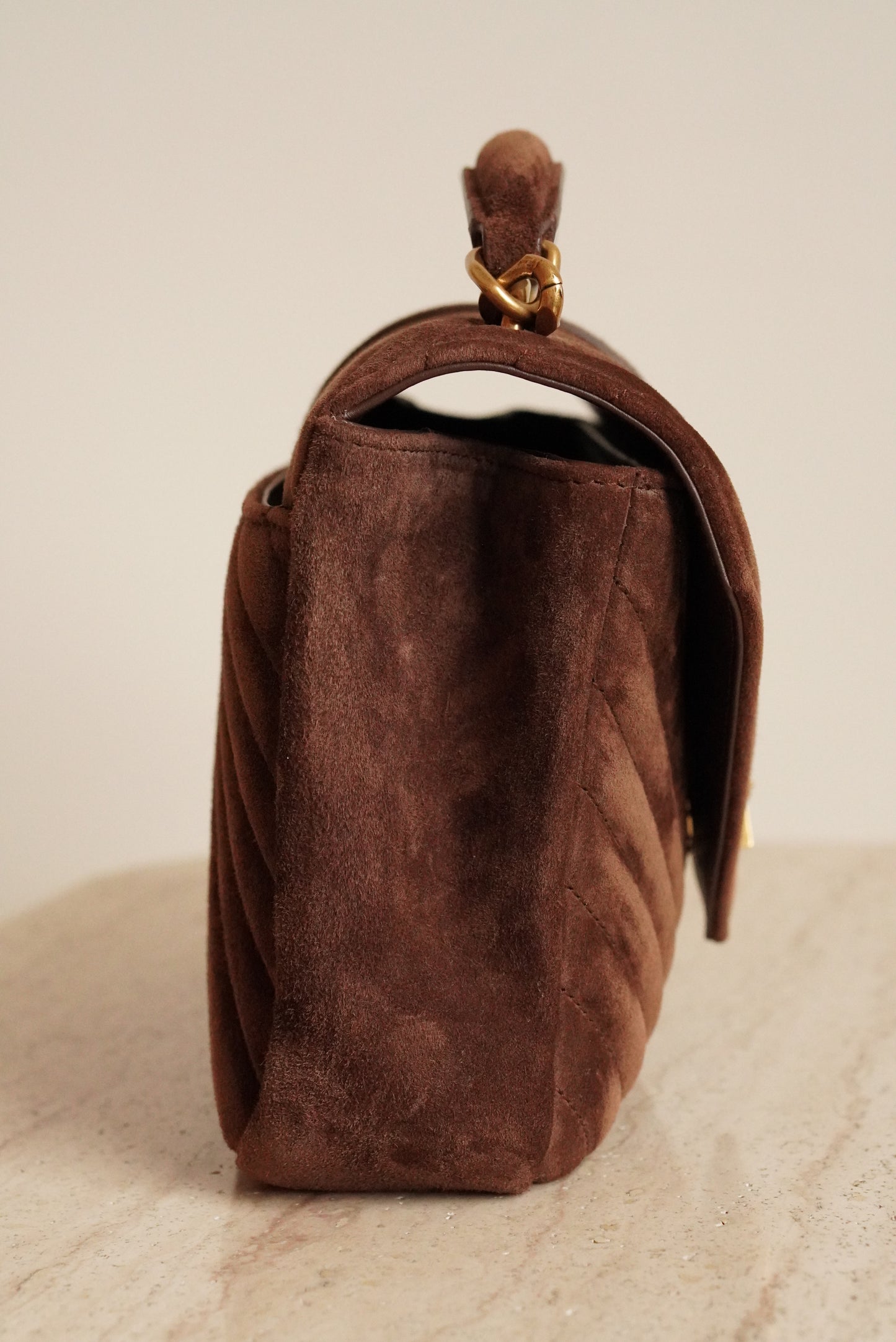 SAINT LAURENT COLLEGE MEDIUM | BROWN