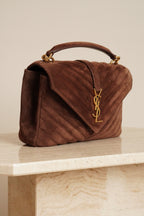 SAINT LAURENT COLLEGE MEDIUM | BROWN