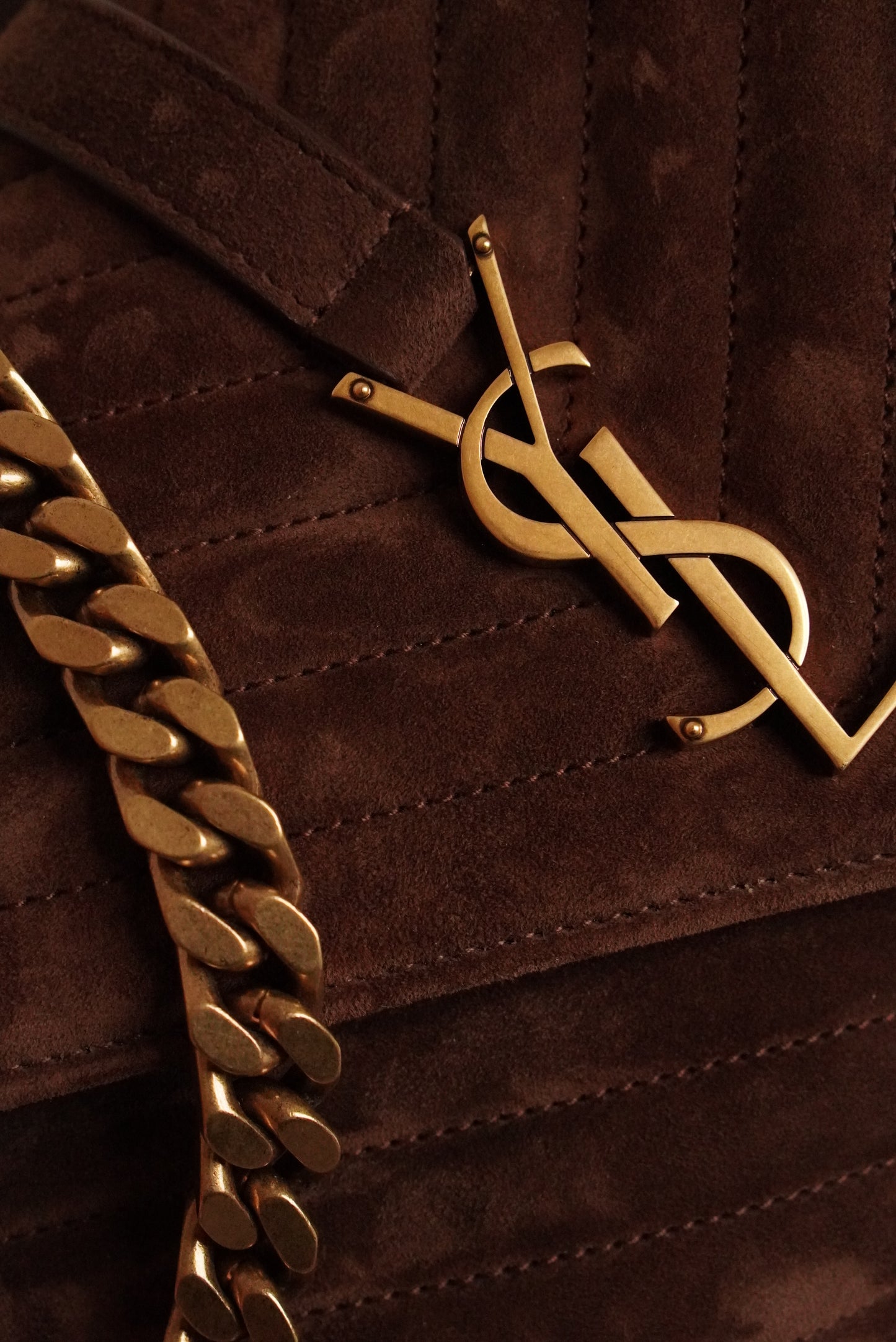 SAINT LAURENT COLLEGE MEDIUM | BROWN