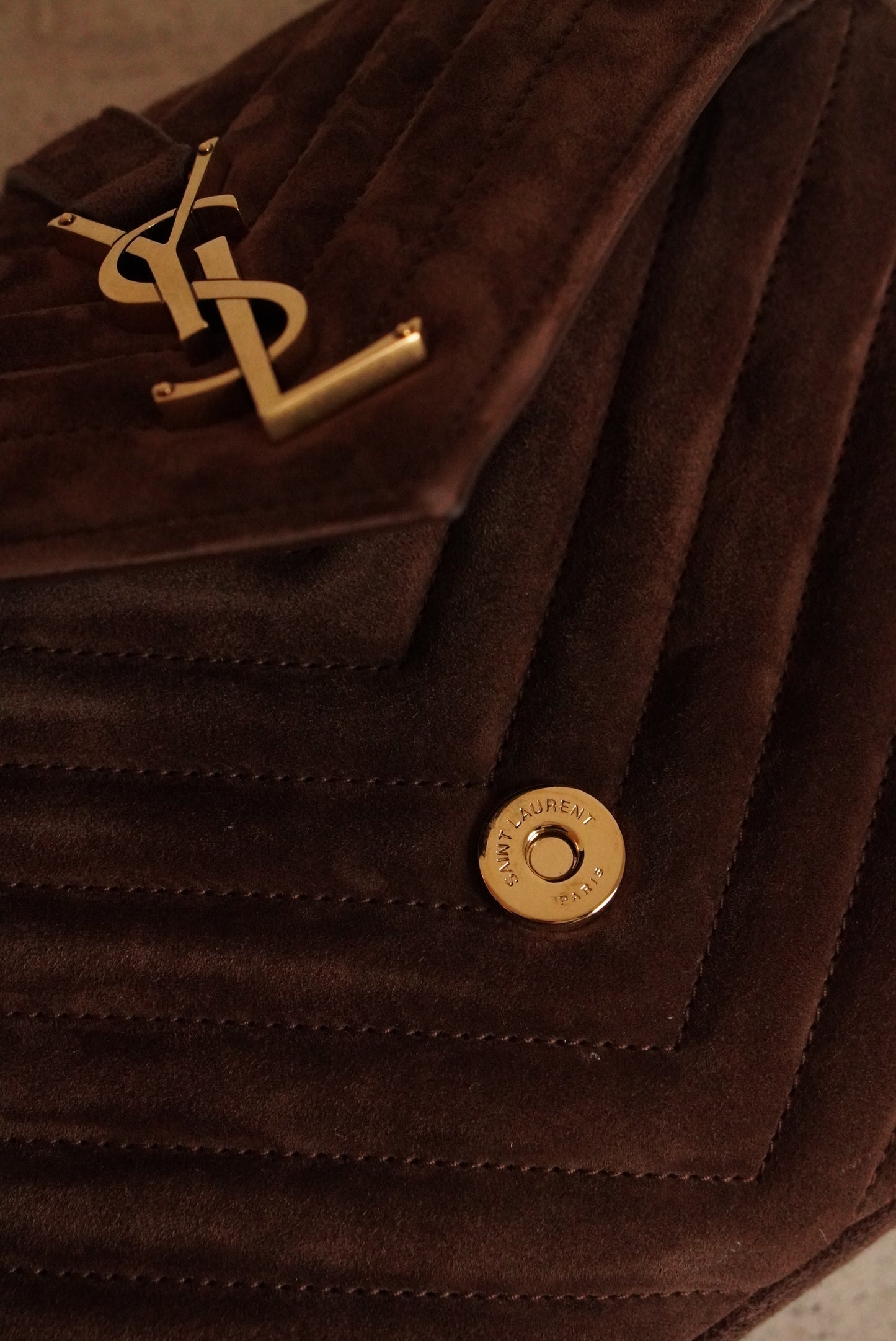 SAINT LAURENT COLLEGE MEDIUM | BROWN