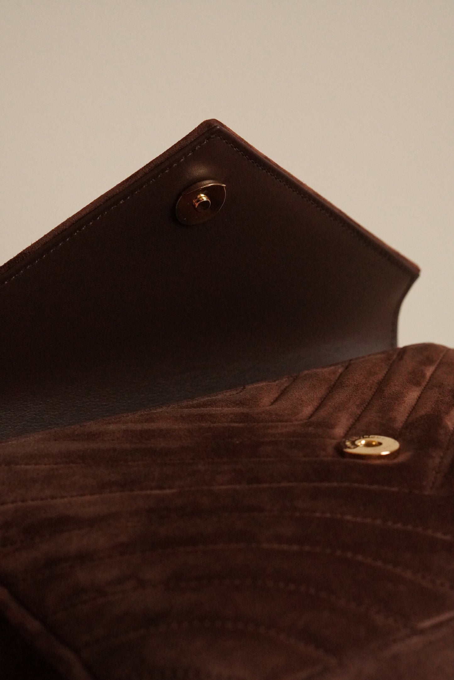 SAINT LAURENT COLLEGE MEDIUM | BROWN