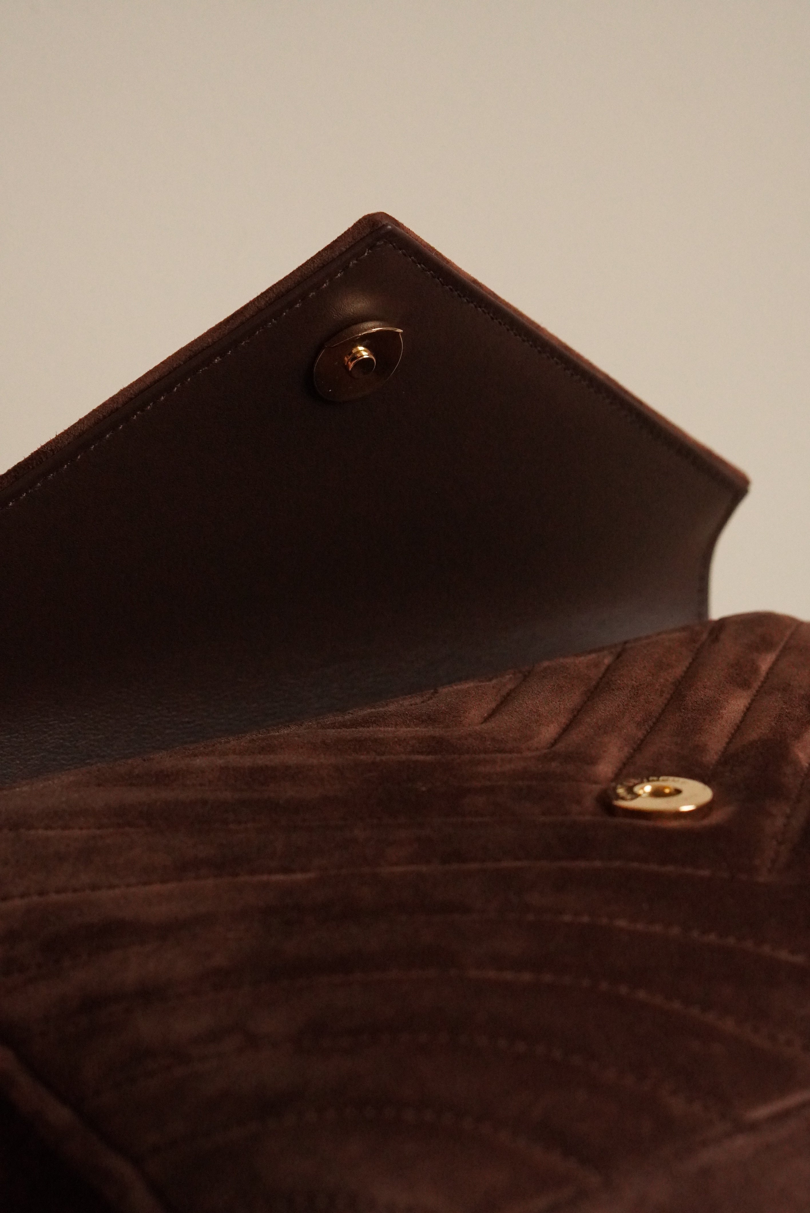 SAINT LAURENT COLLEGE MEDIUM | BROWN