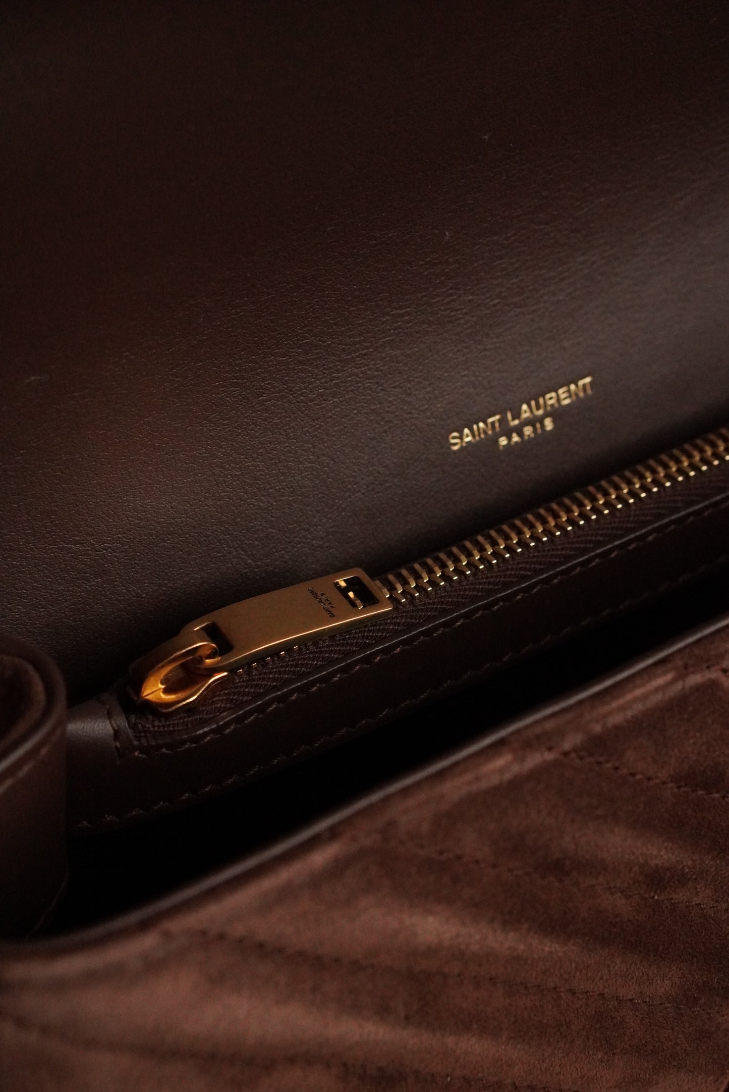 SAINT LAURENT COLLEGE MEDIUM | BROWN