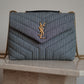 SAINT LAURENT LOULOU SMALL | STRIPED