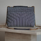 SAINT LAURENT LOULOU SMALL | STRIPED