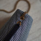 SAINT LAURENT LOULOU SMALL | STRIPED