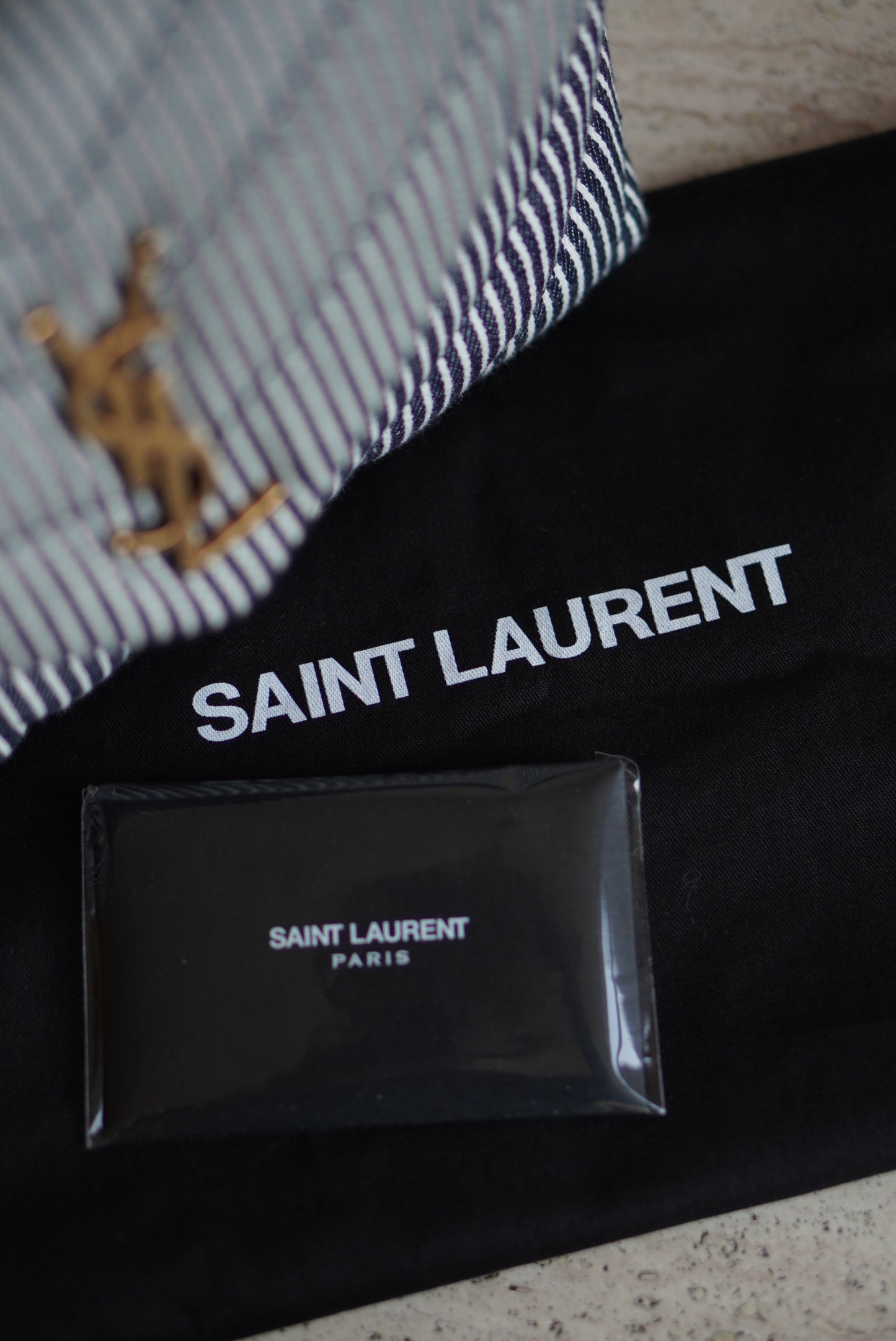SAINT LAURENT LOULOU SMALL | STRIPED