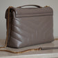 SAINT LAURENT LOULOU SMALL | TAUPE