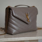 SAINT LAURENT LOULOU SMALL | TAUPE