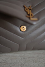 SAINT LAURENT LOULOU SMALL | TAUPE