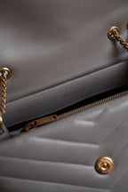 SAINT LAURENT LOULOU SMALL | TAUPE