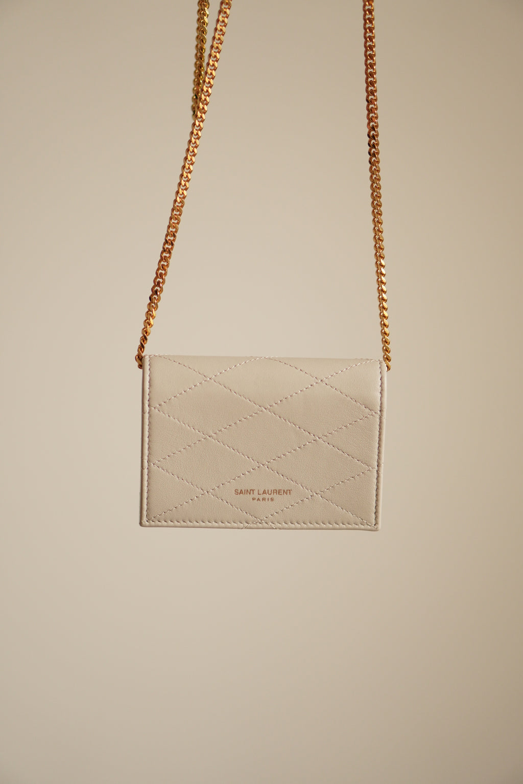 SAINT LAURENT MICRO WALLET ON CHAIN