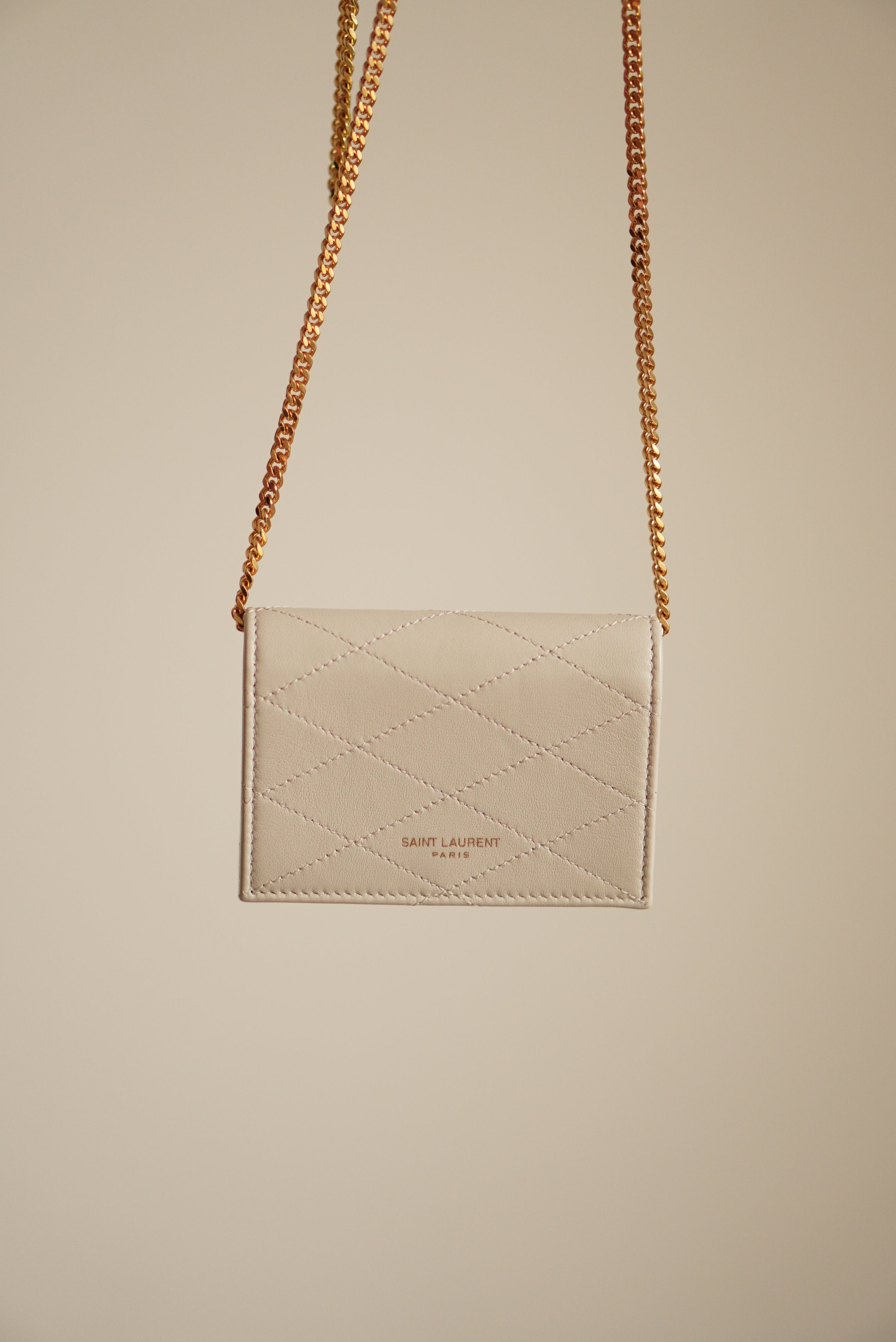 SAINT LAURENT MICRO WALLET ON CHAIN