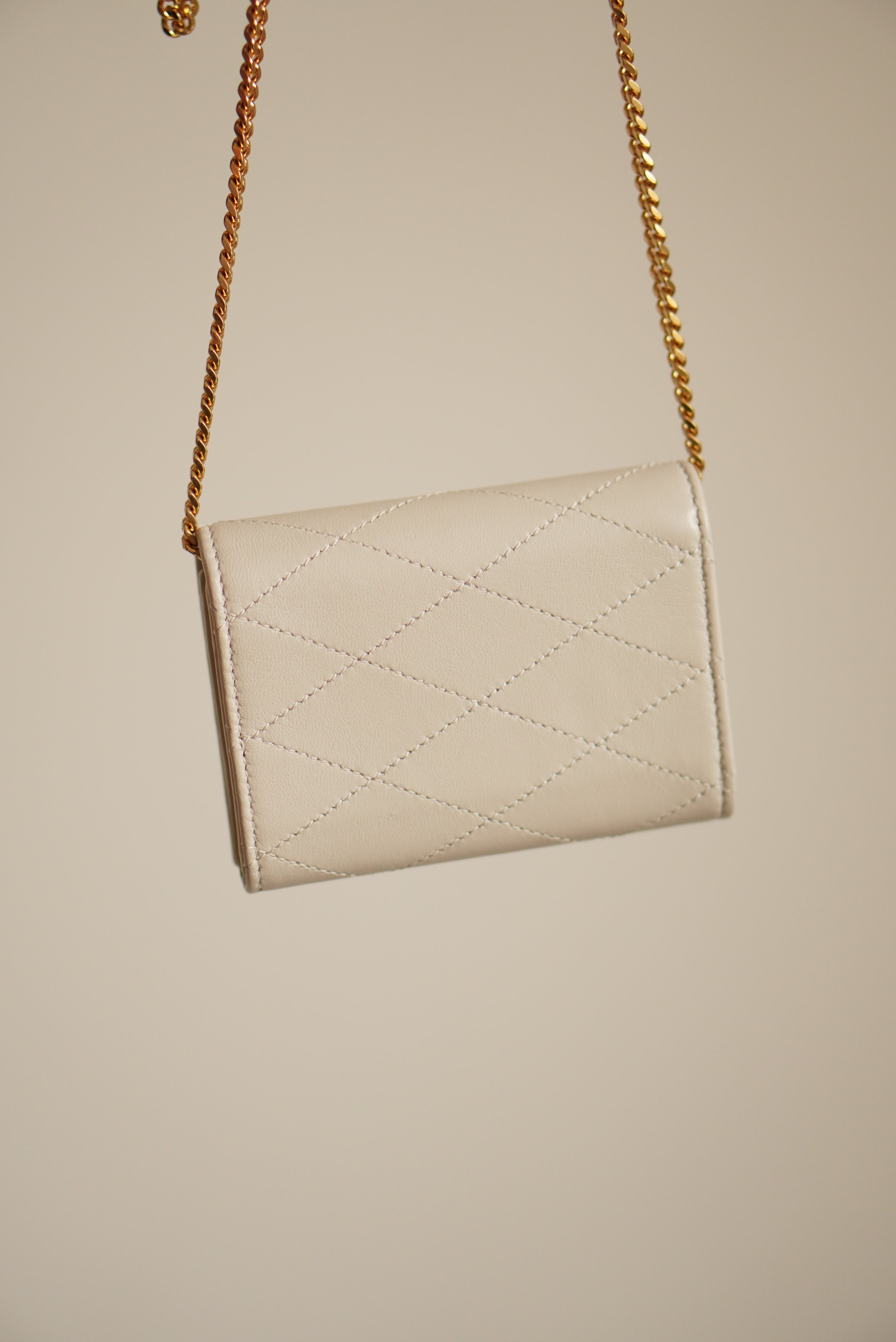 SAINT LAURENT MICRO WALLET ON CHAIN
