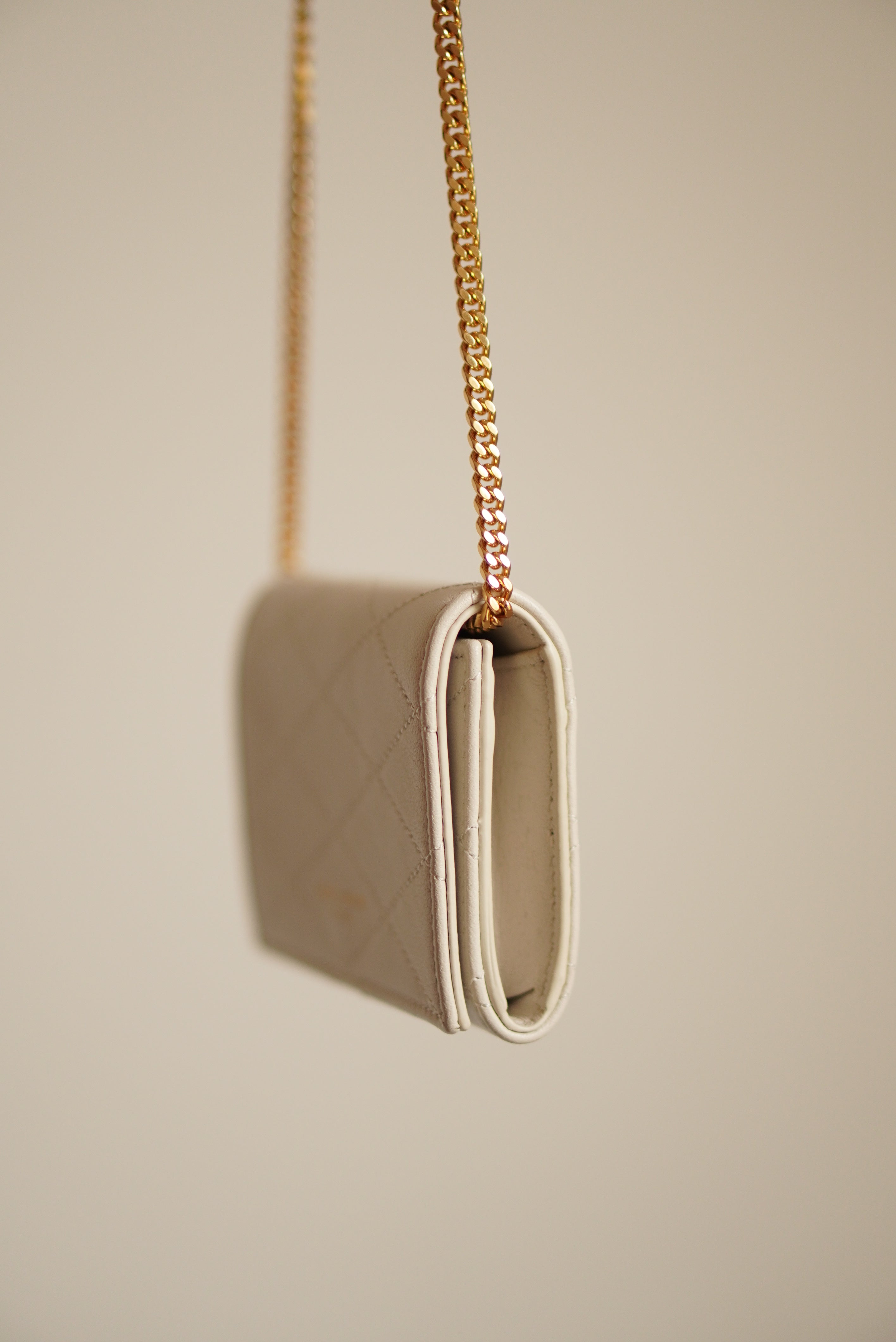 SAINT LAURENT MICRO WALLET ON CHAIN
