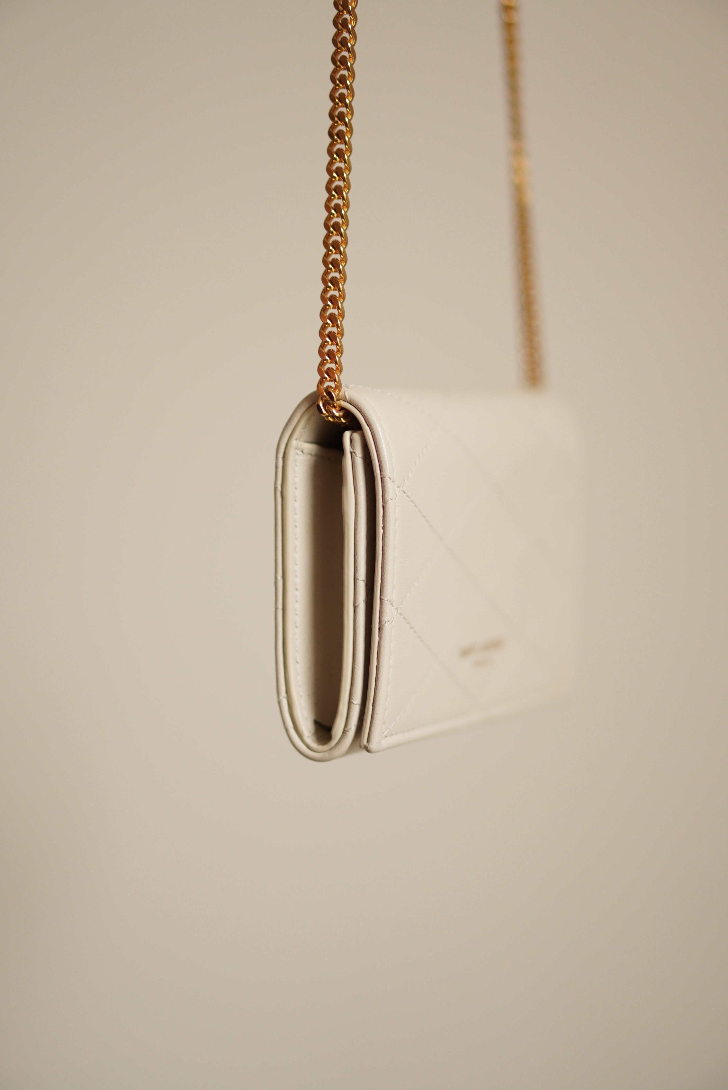 SAINT LAURENT MICRO WALLET ON CHAIN