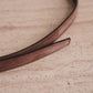 SAINT LAURENT CASSANDRE BELT EXTRA THIN | BROWN