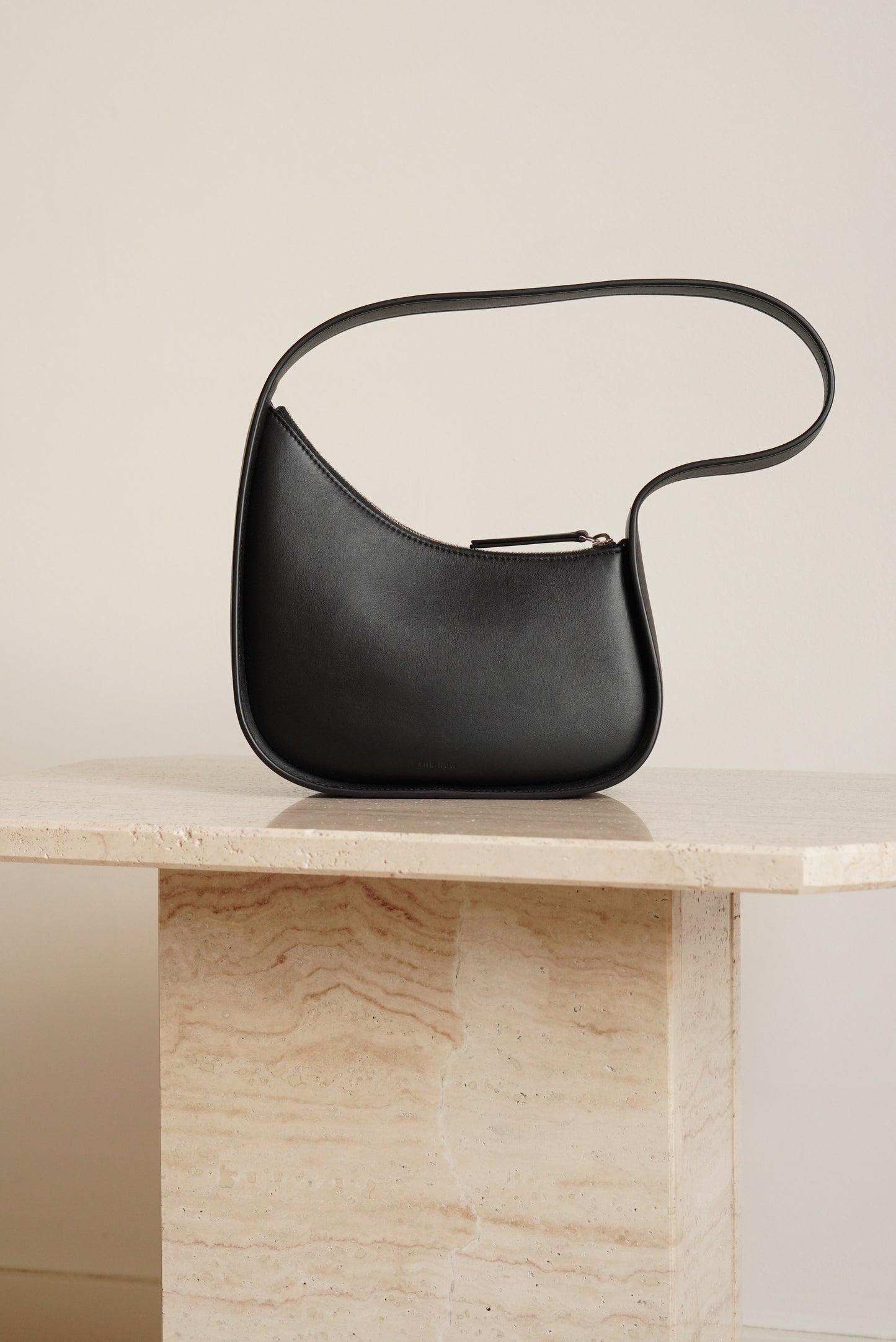 THE ROW HALF MOON BAG | BLACK