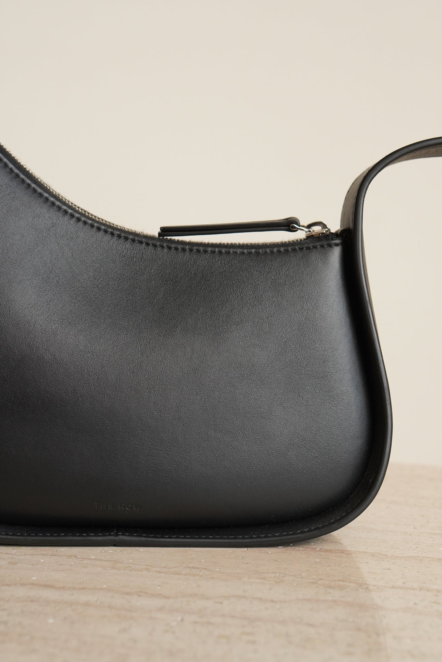 THE ROW HALF MOON BAG | BLACK