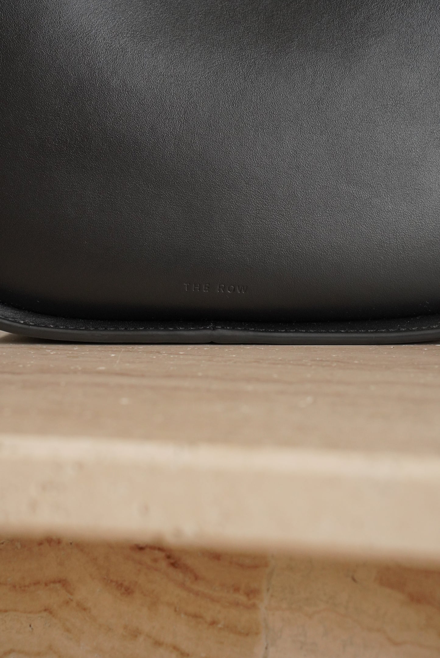 THE ROW HALF MOON BAG | BLACK