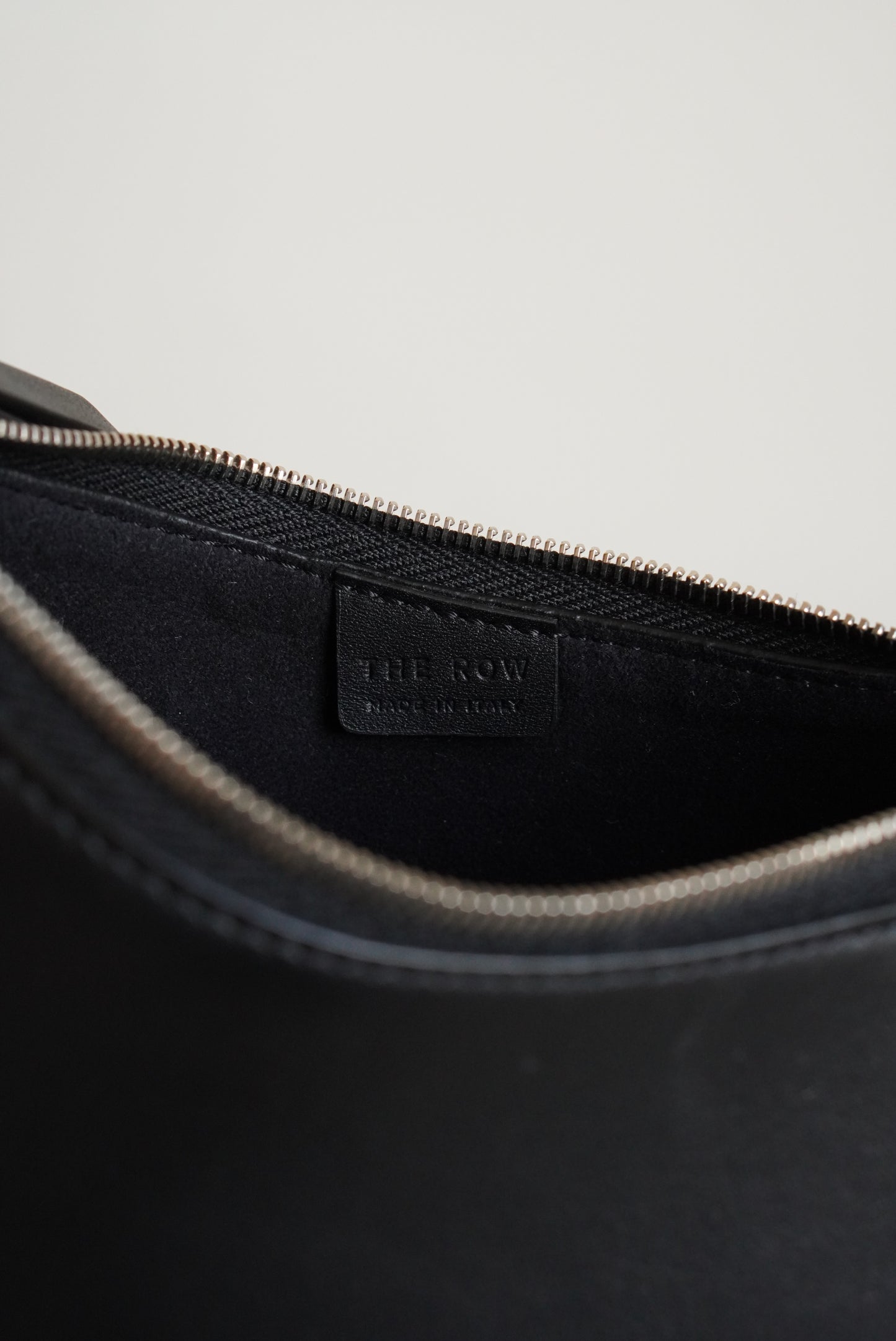THE ROW HALF MOON BAG | BLACK