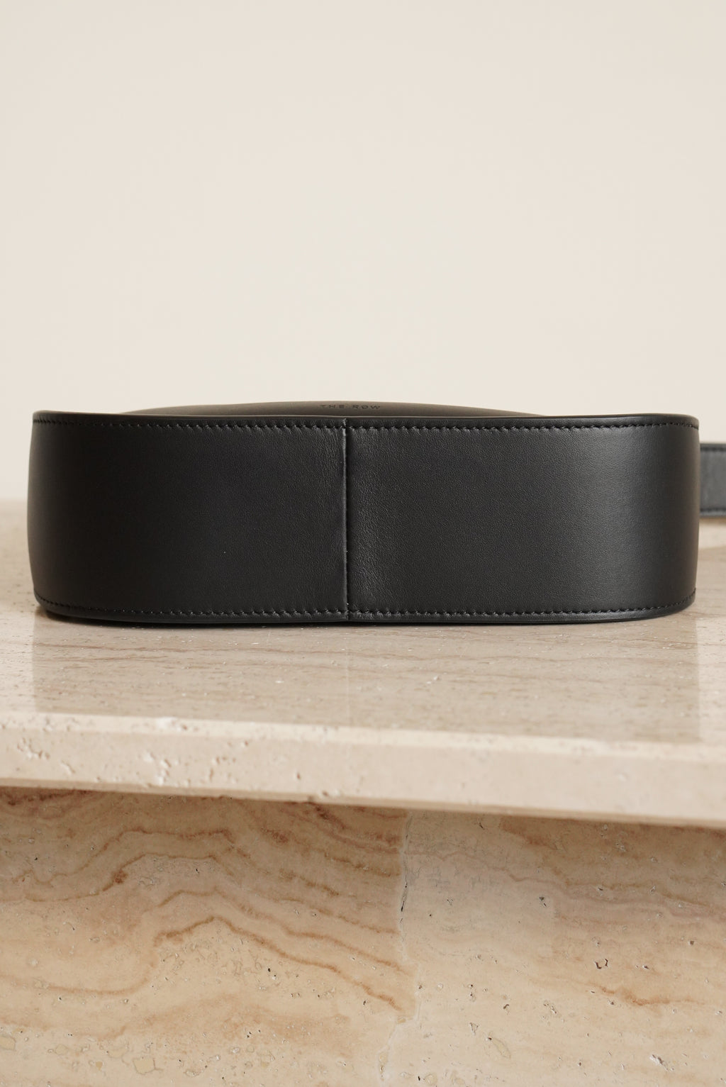 THE ROW HALF MOON BAG | BLACK