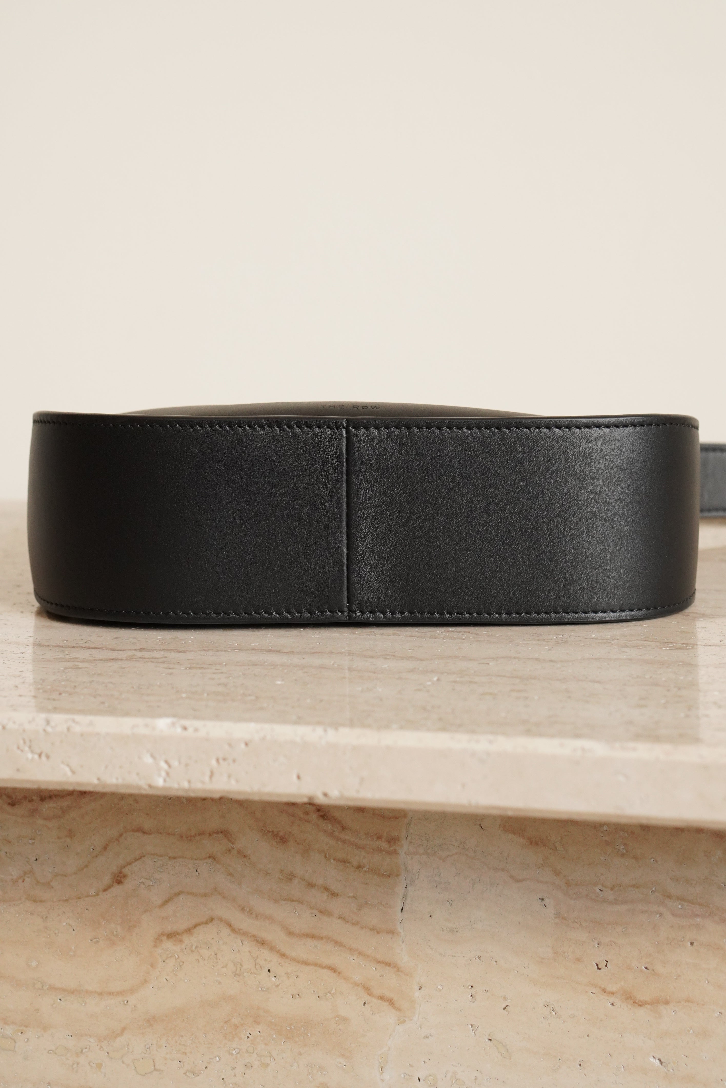 THE ROW HALF MOON BAG | BLACK