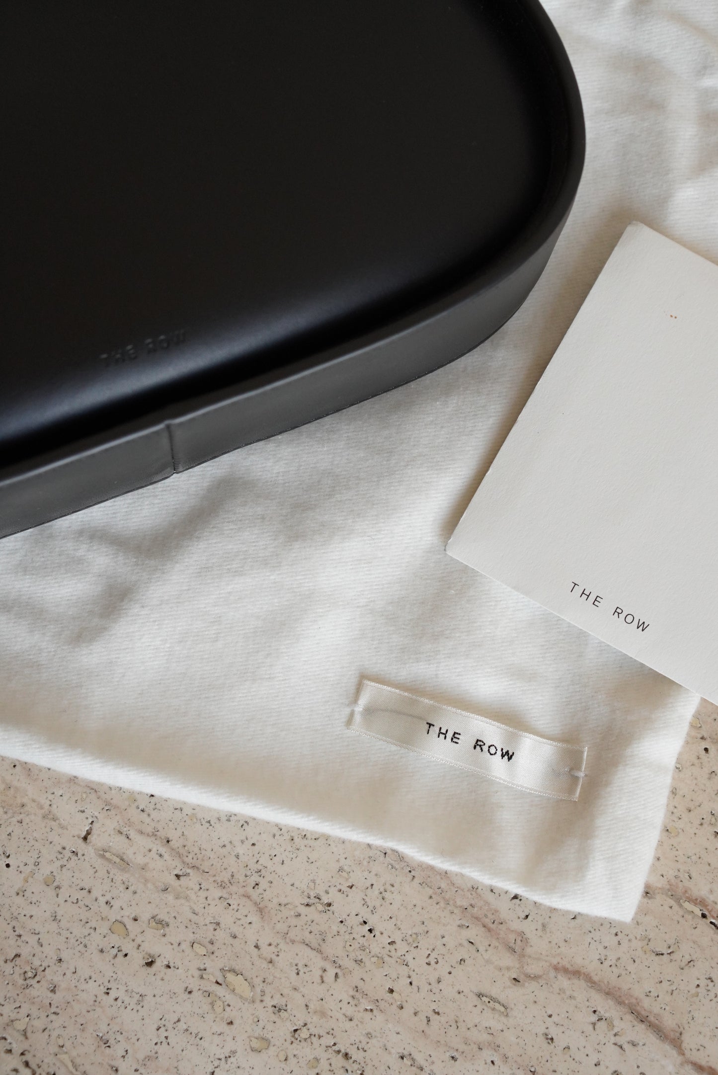 THE ROW HALF MOON BAG | BLACK