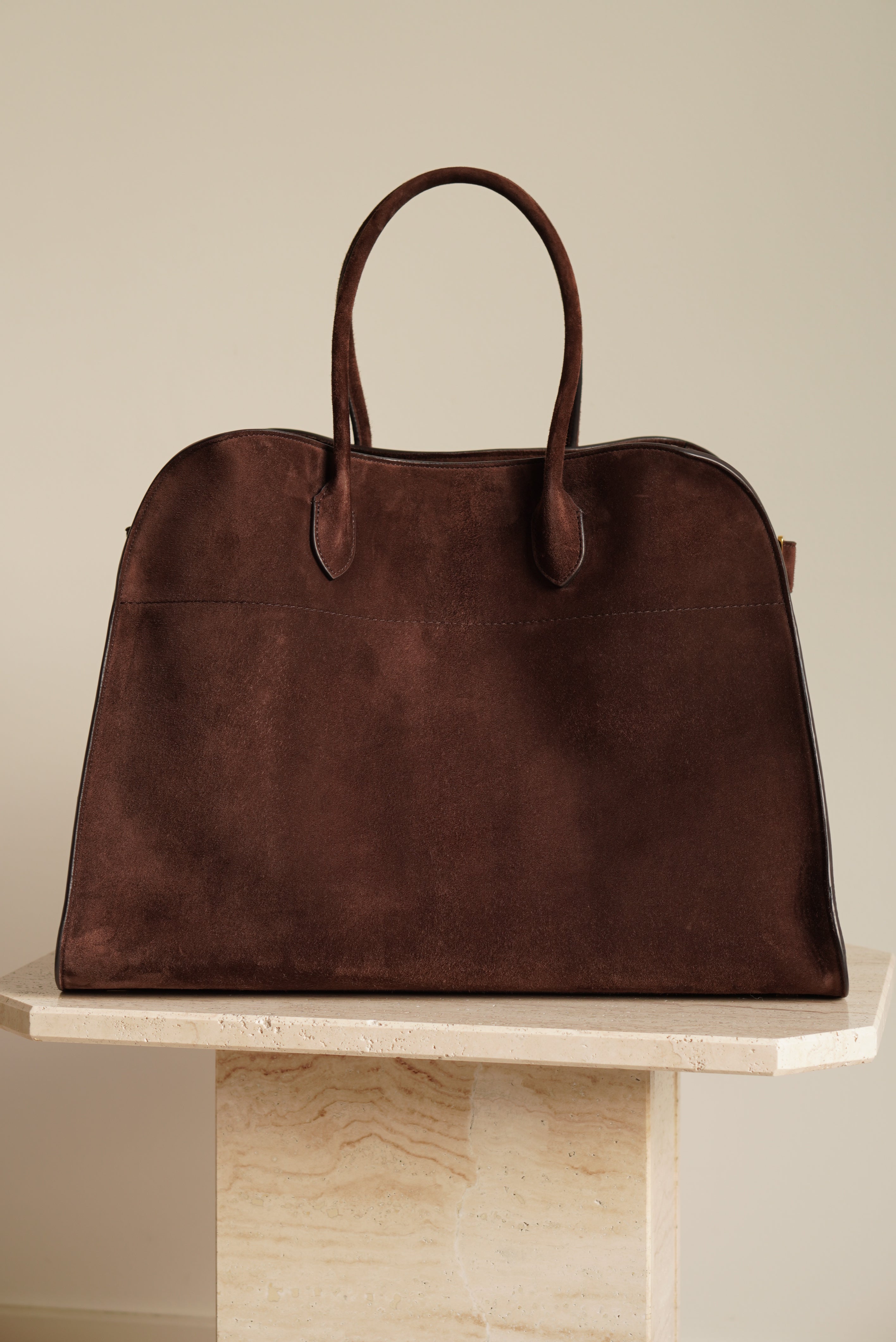 THE ROW SOFT MARGAUX 17 | BROWN
