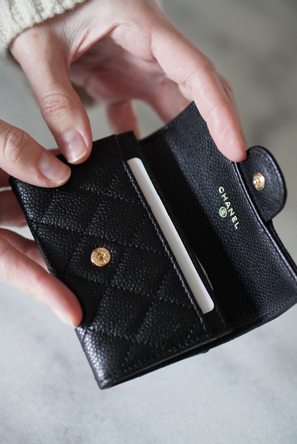CHANEL FLAP CARD HOLDER