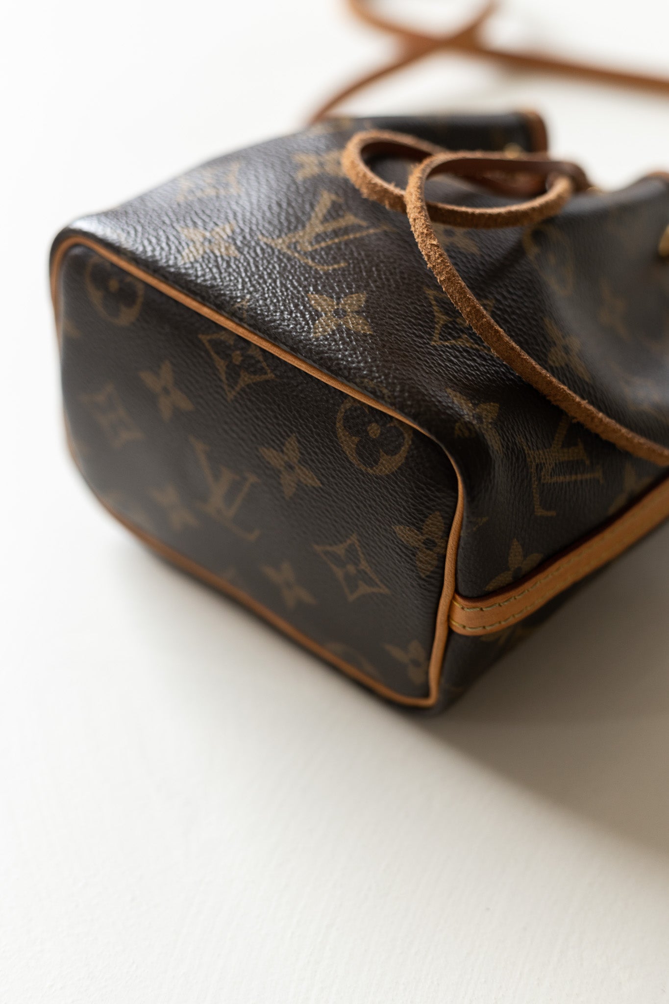 Louis Vuitton nano noe Vs Gucci Marmont mini bucket bag-Which one? 